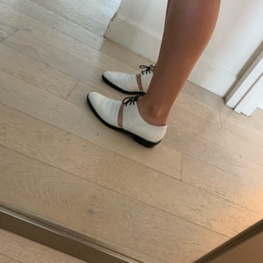 Modern Vice white cut out brogues - Picture 4 of 9